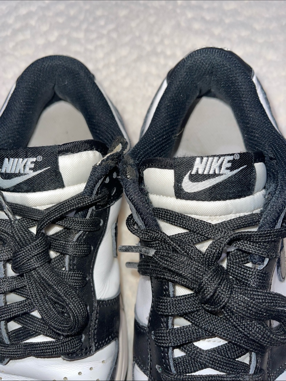 Nike Dunk Black and White Low-Top Sneakers - Picture 2 of 11